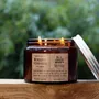 Objets de décoration - Bougie No. 4 : 400g - JARDIN MUSQUE - Fleur de Lotus + Musc + Orange - LA BOUGIE HERBIVORE