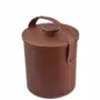 Platter and bowls - Ice bucket in leather - SOL & LUNA