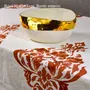 Platter and bowls - PORCELAIN | GOLD - BERTOZZI