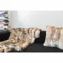 Fabric cushions - Faux fur embroidery cushions/beanbag - MX HOME