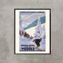 Affiches - AFFICHE SPORTS D'HIVER DANS LES VOSGES ROGER BRODERS EXISTE EN 40X50 CM - BILLPOSTERS.FR