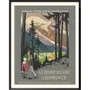 Poster - POSTER LE MONT BLANC CHAMONIX ROGER BRODERS AVAILABLE IN 2 FORMATS - BILLPOSTERS.FR