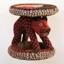 Decorative objects - Pearl stool or pearl bamileke stool or coffee table or nightstand - HOME DECOR FR