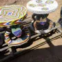 Decorative objects - Pearl stool or pearl bamileke stool or coffee table or nightstand - HOME DECOR FR