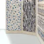 Tapestries - DRY STONE hand knotted wool and silk wall hanging - DEIRDRE DYSON