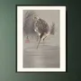 Affiches - Estampe japonaise oiseaux Bécassine solitaire de Ohara Koson prêt-à-encadrer 30x40 cm - BILLPOSTERS.FR