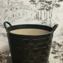 Objets de décoration - Sac en cuir tissé - SOL & LUNA