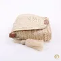 Clutches - Leather & Palm Leaf Pouch - ORIGINAL MARRAKECH