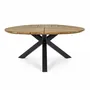 Tables Salle à Manger - TABLE PALMDALE CARBON RT02 160 - BIZZOTTO
