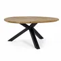 Tables Salle à Manger - TABLE PALMDALE CARBON RT02 160 - BIZZOTTO