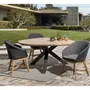 Tables Salle à Manger - TABLE PALMDALE CARBON RT02 160 - BIZZOTTO