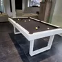 Decorative objects - Iron pool table. - BILLARDS ET BABY-FOOT TOULET