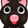 Cadeaux - Tirelire cochon noir et rose - Jiggy Bank / SANKYO TOYS - ABINGPLUS