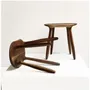 Stools for hospitalities & contracts - Stained Ash Daiku Stool by Victoria Magniant - VICTORIA MAGNIANT POUR GALERIE V