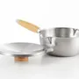 Saucepans  - 16, 18 and 20 cm stainless steel saucepan with two spouts - Aikata/YOSHIKAWA collection - ABINGPLUS