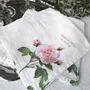 Linge de table textile - Serviettes en lin imprimées sur mesure pour événements / hôtels  /restaurants - LINOROOM 100% LINEN TEXTILES