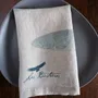 Linge de table textile - Serviettes en lin imprimées sur mesure pour événements / hôtels  /restaurants - LINOROOM 100% LINEN TEXTILES