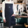 Aprons - Japanese style apron - Made in Burgundy - AMWA AND CO