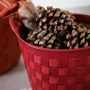Objets de décoration - Sac en cuir tissé - SOL & LUNA