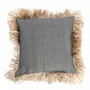 Coussins - Housse de coussin « The Cotton Bonita », noir naturel, 60 x 60 pouces - BAZAR BIZAR LIVING