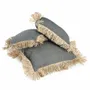 Coussins - Housse de coussin « The Cotton Bonita », noir naturel, 60 x 60 pouces - BAZAR BIZAR LIVING