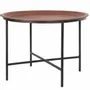 Aménagements pour bureau - Large Leather round Table - SOL & LUNA