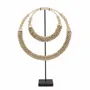 Decorative objects - The Double Shell Necklace On Stand - Natural - BAZAR BIZAR LIVING