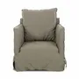 Armchairs - Tama Contemporain | Armchair with removable fabric cover - CREARTE COLLECTIONS