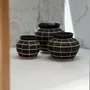 Vases - Le Vase Belly - Noir Naturel - L - BAZAR BIZAR LIVING
