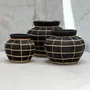 Vases - Le Vase Belly - Noir Naturel - L - BAZAR BIZAR LIVING