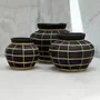 Vases - Le Vase Belly - Noir Naturel - M - BAZAR BIZAR LIVING