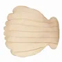 Transats - Pouf XL coquillage flottant/extérieur effet raphia - MX HOME