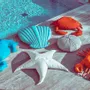Deck chairs - XL blue seahorse floating bean bag - MX HOME