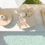 Transats - Lit bain de soleil 2 places effet raphia - MX HOME
