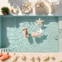 Ottomans - XL floating white starfish ottoman - MX HOME