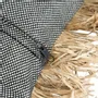 Coussins - L'Housse de Coussin Bonita en Coton - Noir Naturel - 40x40 - BAZAR BIZAR LIVING