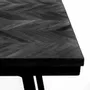 Console table - The Herringbone High Table - Black - 140cm - BAZAR BIZAR LIVING