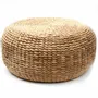 Ottomans - The Hyacinth Pouffe - Natural - M - BAZAR BIZAR LIVING