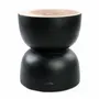 Tabourets - Le Tabouret Karbun - Noir Naturel - BAZAR BIZAR LIVING