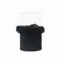 Candlesticks and candle holders - The Oh My Gee Candle Holder - Black Velvet - XXL - BAZAR BIZAR LIVING
