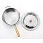 Saucepans  - 24 cm stainless steel saucepan, hammered with two spouts - Yukihira/YOSHIKAWA collection - ABINGPLUS