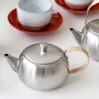 Accessoires thé et café - Théière avec un manche en rotin sur le côté, équipé d’un filtre à l’intérieur en acier inoxydable / YOSHIKAWA - ABINGPLUS