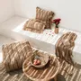 Ottomans - The Oh My Gee Pouffe - Beige Black - BAZAR BIZAR LIVING