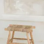 Bancs - Le Tabouret Porto Seagrass- Naturel - M - BAZAR BIZAR LIVING