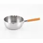 Saucepans  - Japanese stainless steel pans, hammered with two spouts - Yukihira/YOSHIKAWA collection - ABINGPLUS