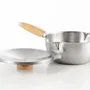 Saucepans  - 18 cm saucepan, stainless steel, with two spouts - Aikata/YOSHIKAWA co - ABINGPLUS