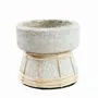 Bougeoirs et photophores  - Le Bougeoir Serene - Béton Gris Naturel - S - BAZAR BIZAR LIVING