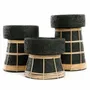 Candlesticks and candle holders - The Serene Candle Holder - Black Natural - S - BAZAR BIZAR LIVING