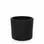 Vases - The Charcoal Low - Black Natural - S - BAZAR BIZAR LIVING