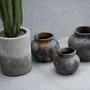 Vases - The Funky Vase - Antique Grey - M - BAZAR BIZAR LIVING